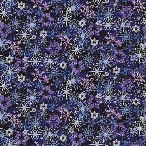 Henry Glass - Flurry Friends - Snowflakes - Barb Tourtillotte - 352-77