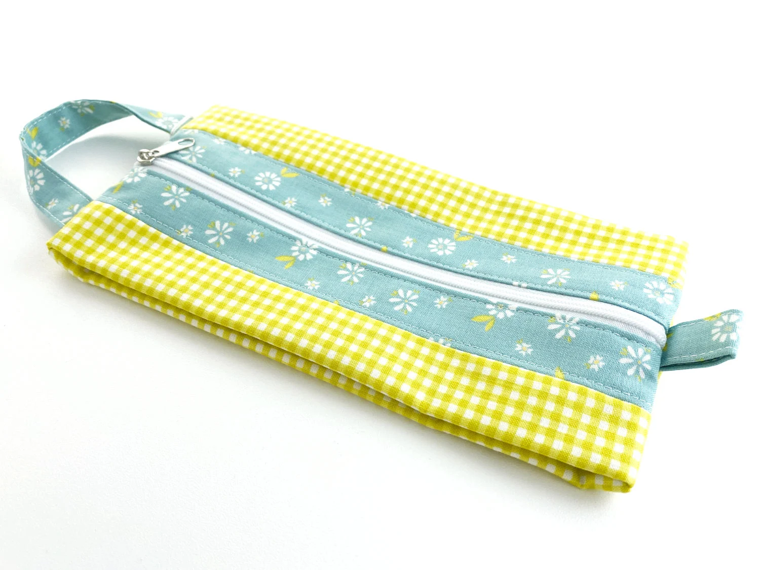 Falttasche - Reißverschlußtasche - Seashore Drive Plaid