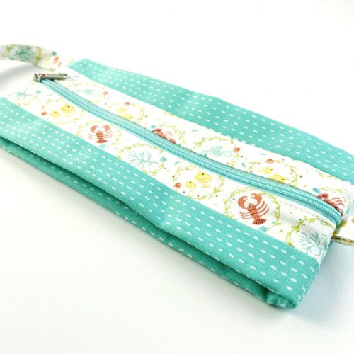 Reißverschluß-Tasche - Falttasche - Enchanted Strings