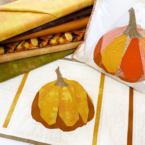 Foundation paper Piecing Vorlage - Kürbis / Pumpkin