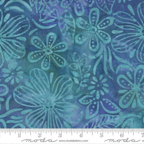 Moda - Bossa Nova Batiks - Flowers Ocean - 4361 32