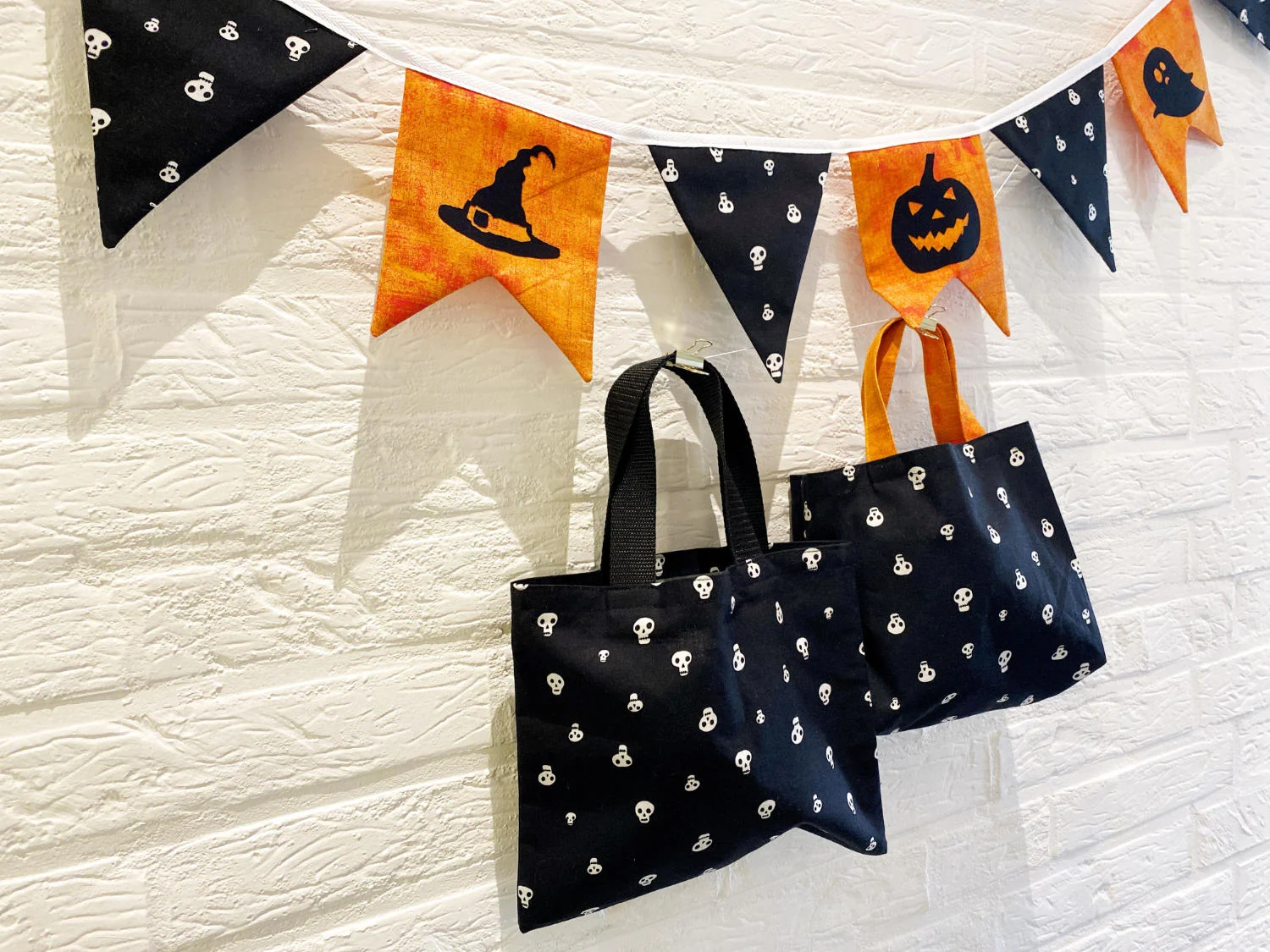 Halloween Bonbon-Beutel nähen