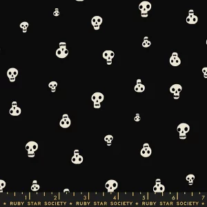 Moda - Ruby Star Society - Spooky Darlings - Skulls Black - RS5070 14