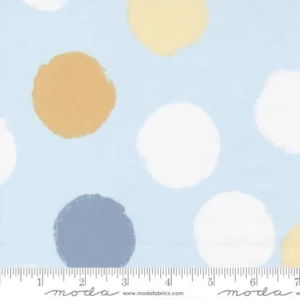 Moda - D is for Dream - Polka Dot Blue - Paper + Cloth - 25128 14