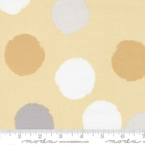 Moda - D is for Dream - Polka Dot Yellow - Paper + Cloth - 25128 15
