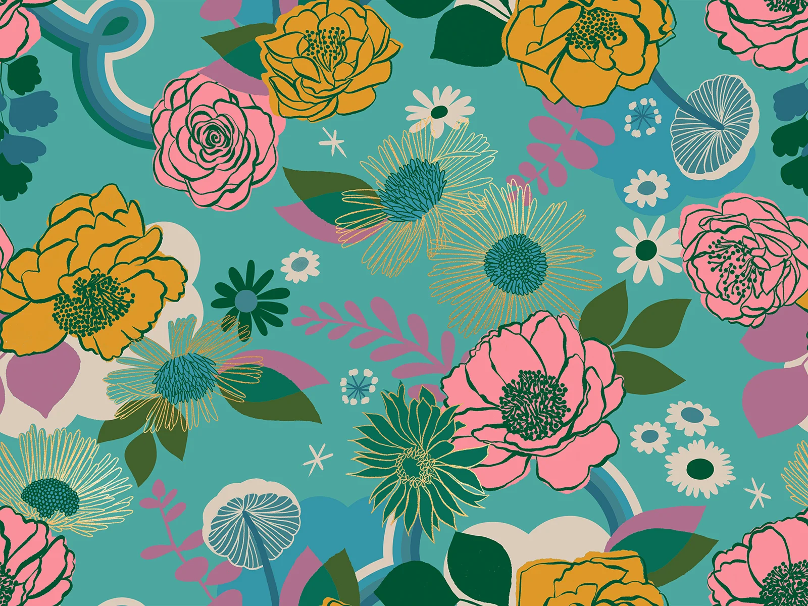 Moda - Ruby Star Society - Reverie - Meander Succulent - RS0047 15M
