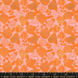 Moda - Curio - Roses Balmy Metallic - Ruby Star Society - RS0063 13M