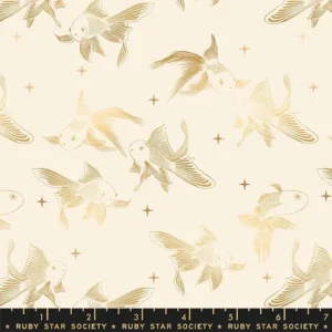 Moda - Curio - Koi Natural Metallic - Ruby Star Society - RS0061 11M