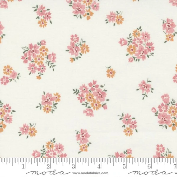 Moda - Sunnyside - Fresh Cuts Cream Coral - Camille Roskelley - 55288 31