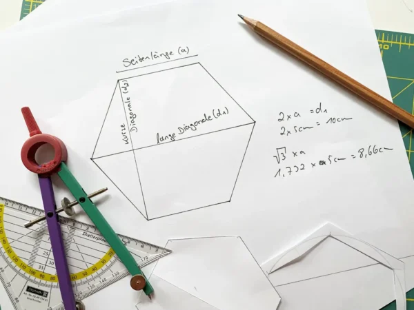 Hexagone berechnen und Schablonen erstellen