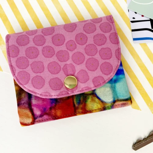 Mini-Geldbörse - Disco Dots Pink