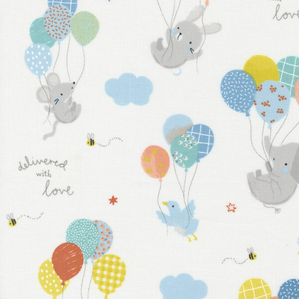 Moda - Delivered with Love - Special Delivery Cloud - Paper + Cloth - 25130 11