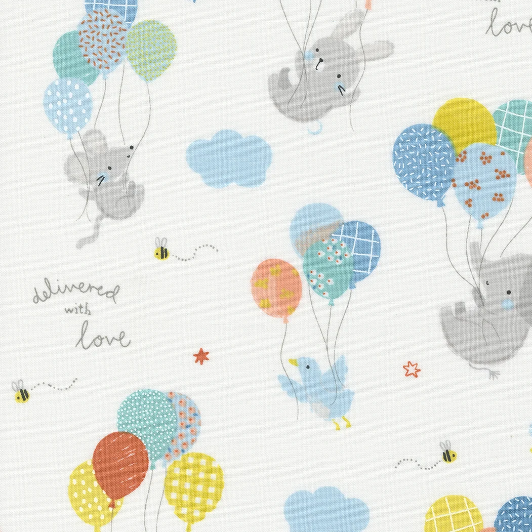 Moda - Delivered with Love - Special Delivery Cloud - Paper + Cloth - 25130 11