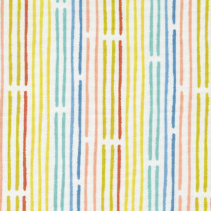 Moda - Delivered with Love - Stripes Rainbow - Paper + Cloth - 25136 11