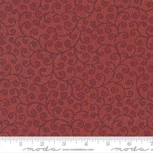Moda - Merry Manor Metallic - Swirl Crimson - 33665 13M