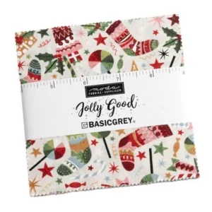 Moda Charm Pack - Jolly Good - BasicGrey - 30720PP