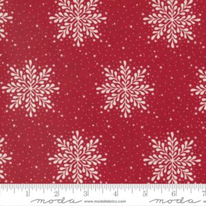 Moda - Jolly Good - Snowflake Cranberry - BasicGrey - 30722 20