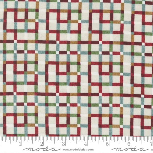 Moda - Jolly Good - Checks & Plaids Eggnog - BasicGrey - 30726 11