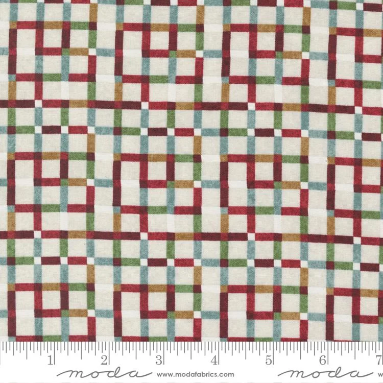 Moda - Jolly Good - Checks & Plaids Eggnog - BasicGrey - 30726 11