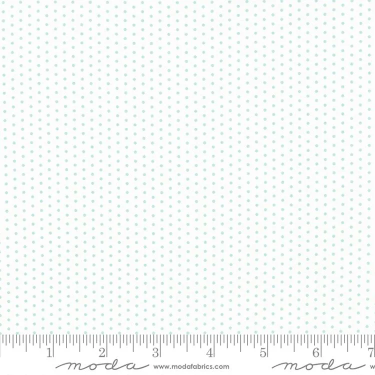 Moda - Greenstone - Dots Mist Snowgoose - Jen Kingwell - 18232 11
