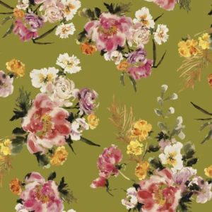 Windham - Wildflower - Coral Charm Olive - Kelly Ventura - 52252-4
