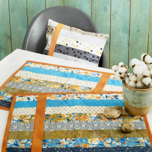 "Easy Stripes" Kissenhüllen & Tischsets - Patchwork & Nähen 5/23