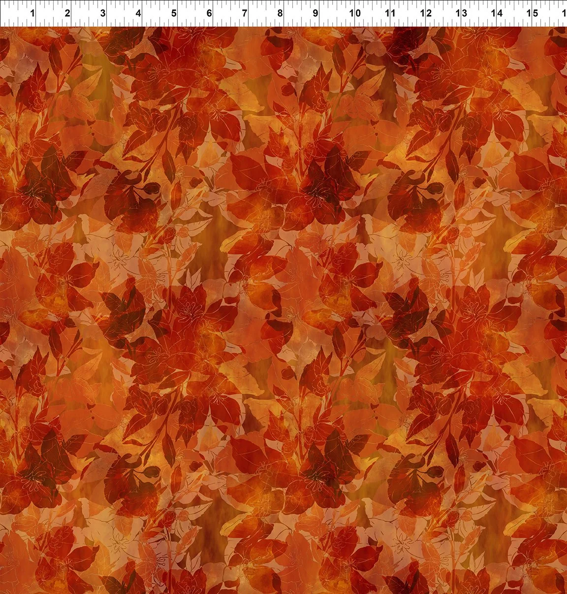 Reflections of Autumn - Autumn Beauty Rust - Jason Yenter - In the Beginning Fabrics - 6RA-1