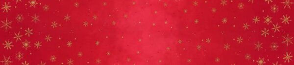 Moda - Ombre Flurries Metallic - Christmas Red - V & Co -