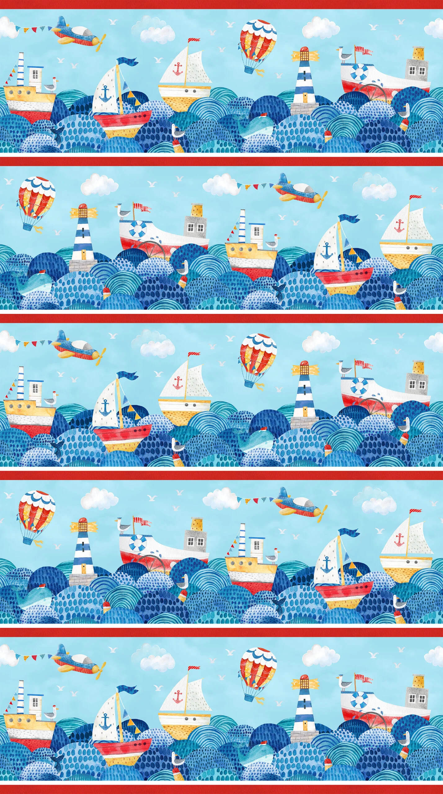 Northcott - Out To Sea - Border - DP26651-45