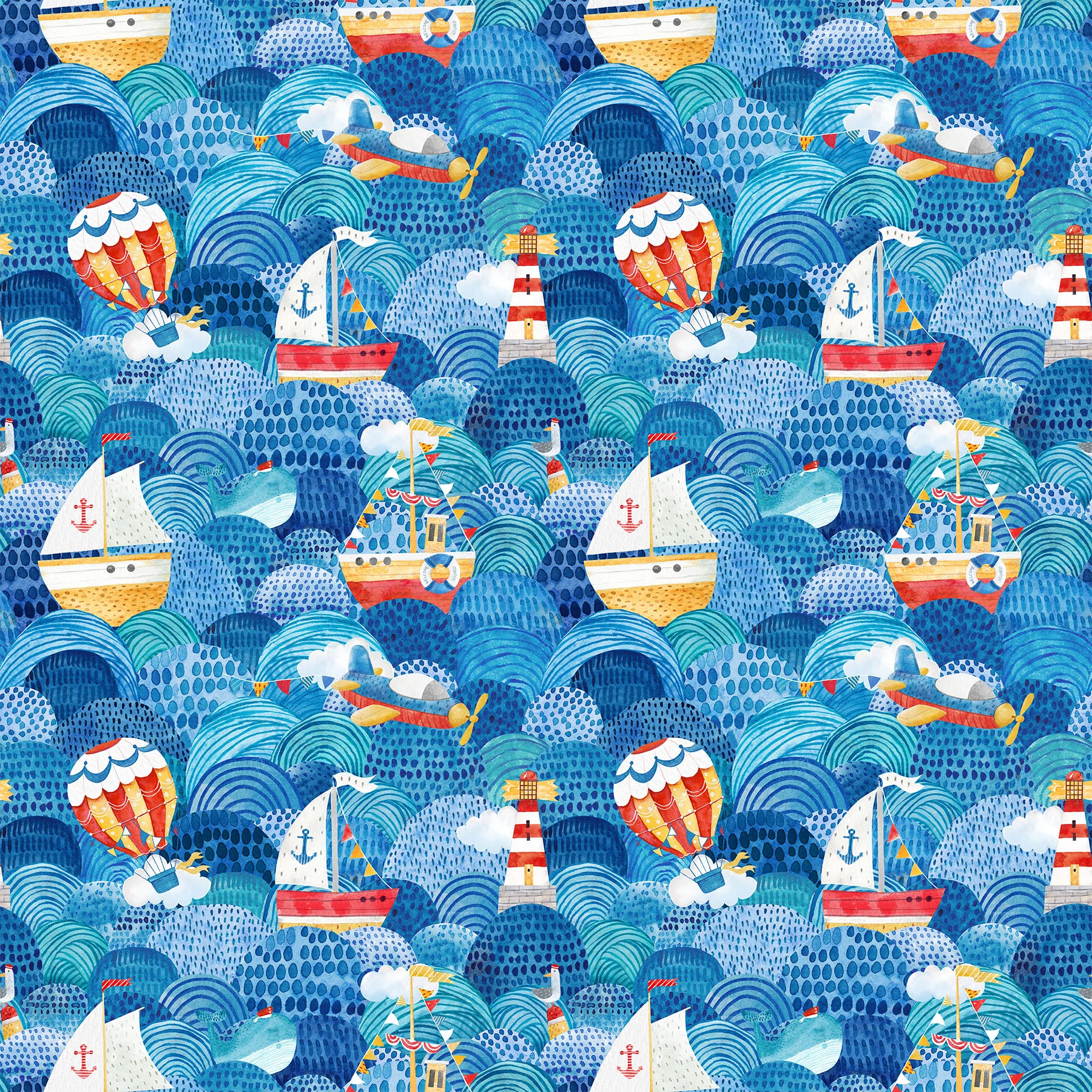 Northcott - Out To Sea - Boats at Sea - DP26652-45