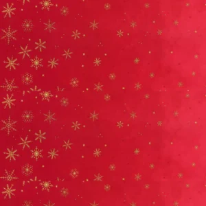 Moda - Ombre Flurries Metallic - Christmas Red - V & Co