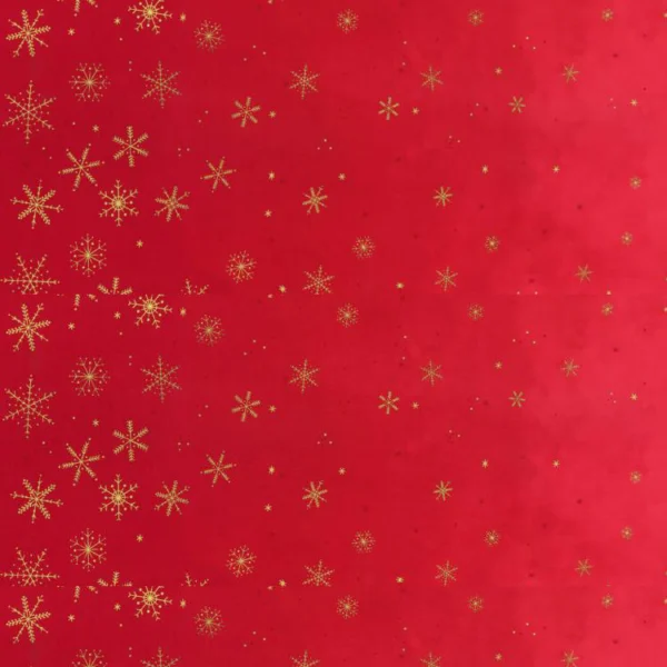 Moda - Ombre Flurries Metallic - Christmas Red - V & Co