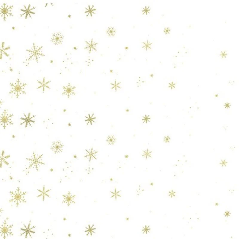 Moda - Ombre Flurries Metallic - Off White - V & Co