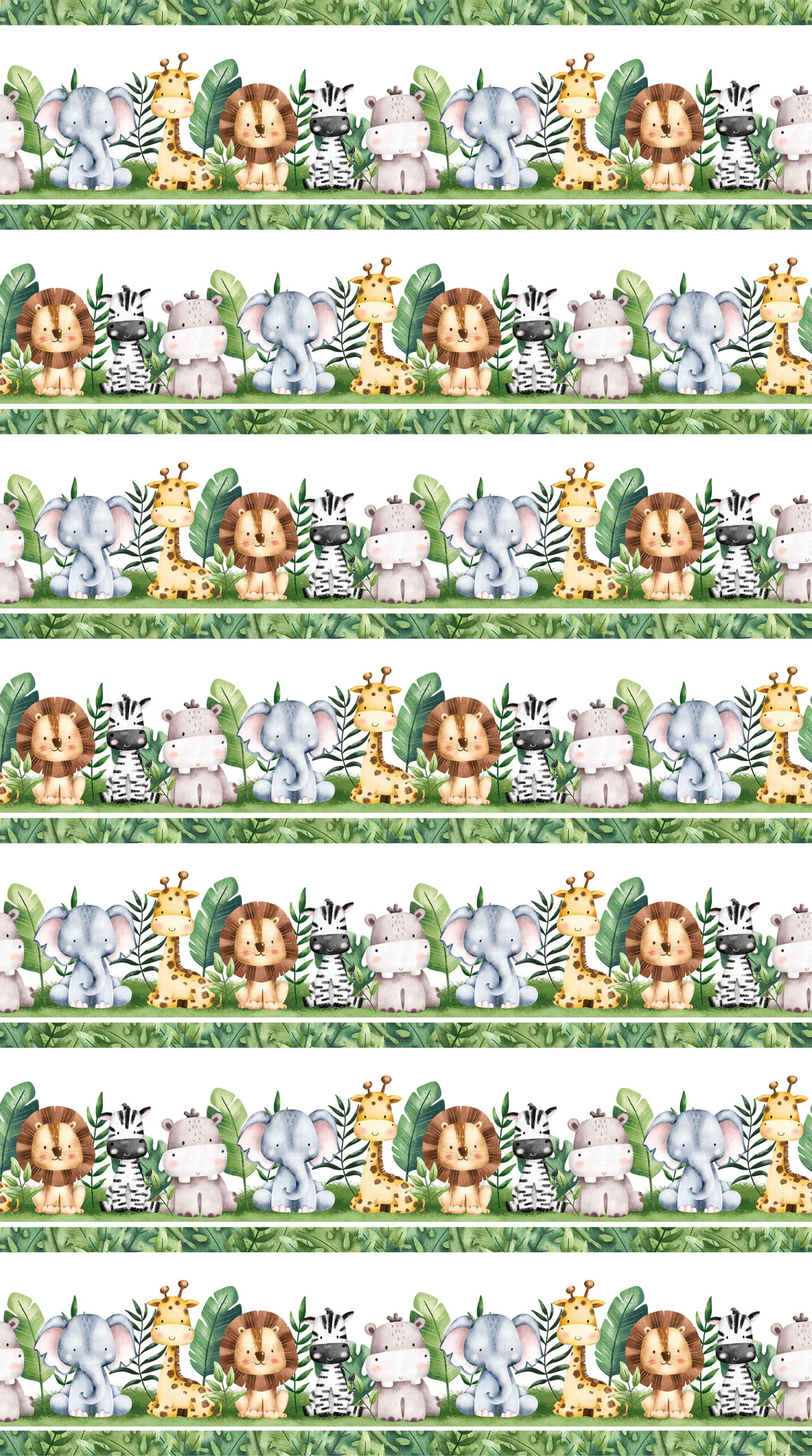 Northcott - Wee Safari - Border - 25641-10