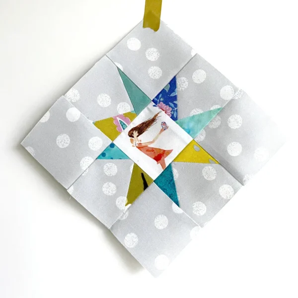 Wonky Star Patchwork Block