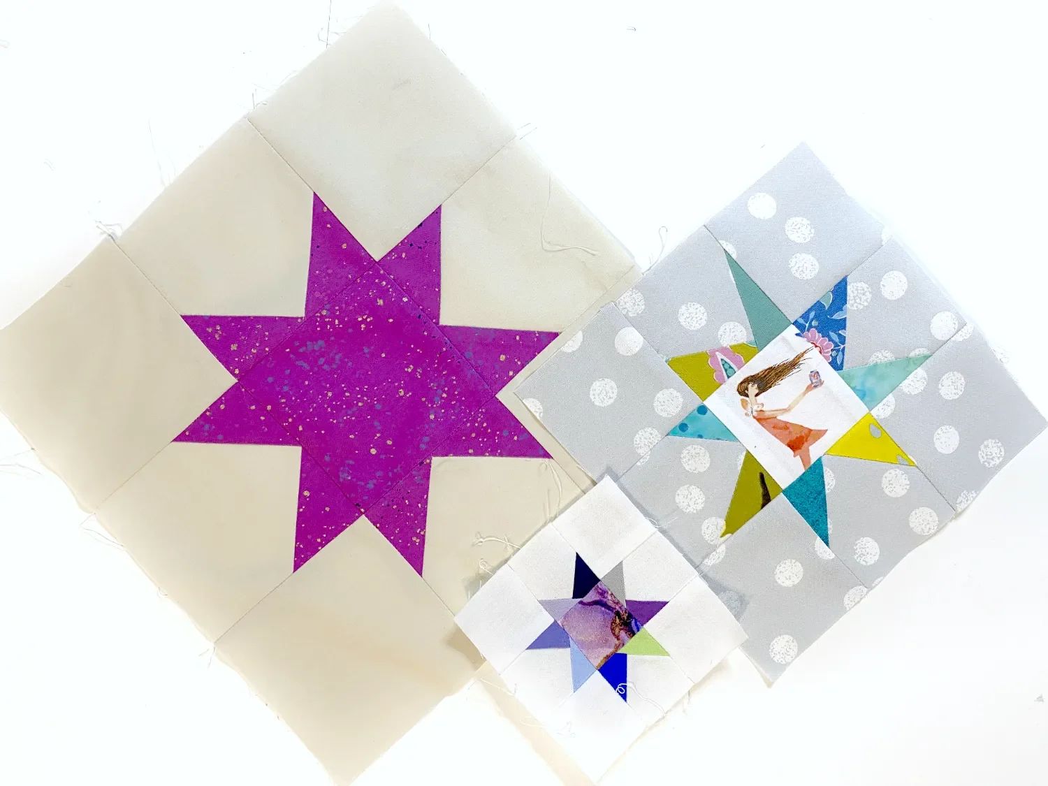 Star / Wonky Star Patchwork Block