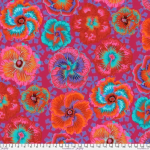 FreeSpirit - Floating Hibiscus Red - Kaffe Fassett Collective - PWPJ122.RED