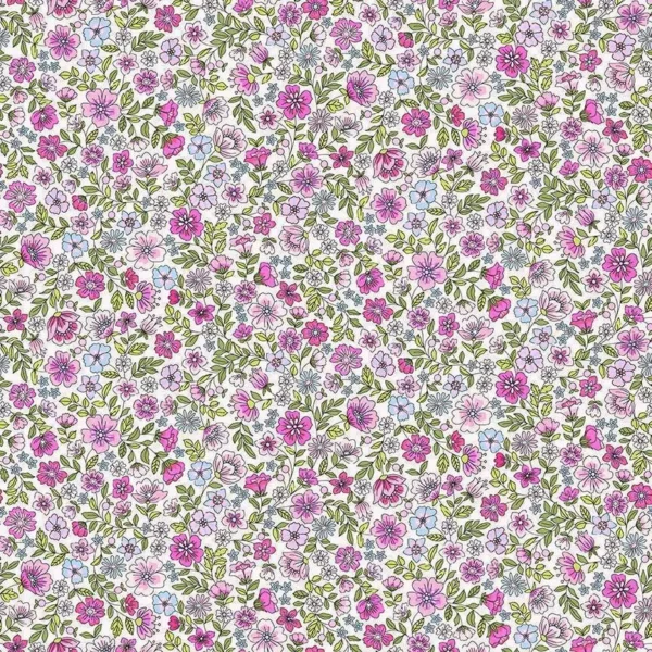 Makower - Country Cutting - Sweet Meadow Pink - 001/P
