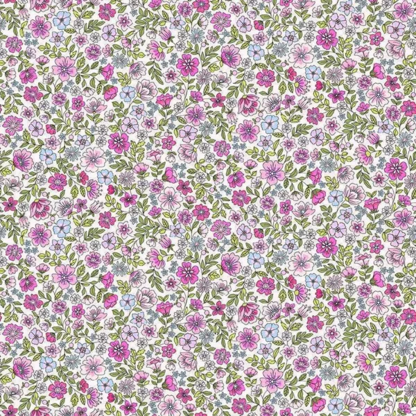 Makower - Country Cutting - Sweet Meadow Pink - 001/P