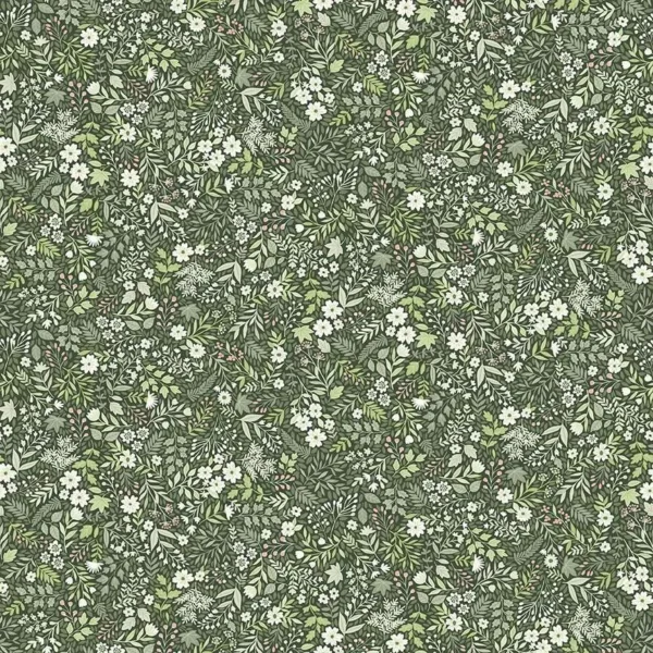 Makower - Fooxwood - Wildflower Green - 017/G