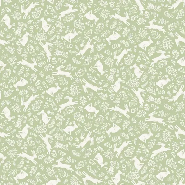 Makower - Fooxwood - Bunnies Green - 018/G