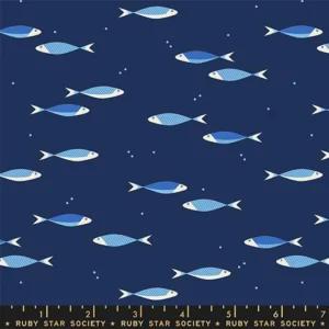 Moda - Water - School Day Navy - Ruby Star Society - RS5127 13