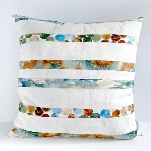 Patchwork-Kissenhülle - Desert Oasis