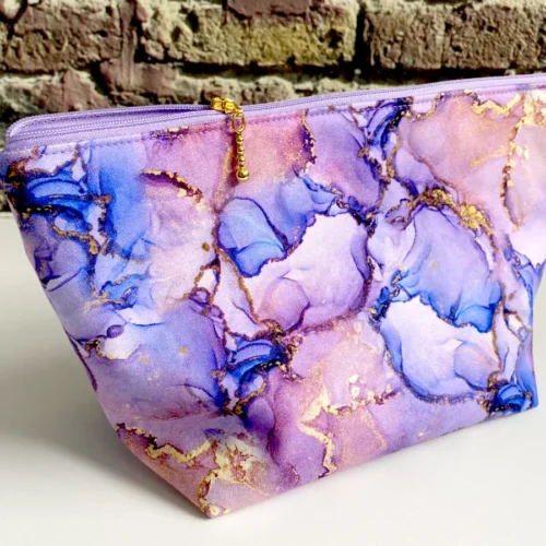 Reißverschlußtasche - Kulturtasche - Amethyst