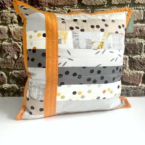 Patchwork-Kissenhülle - Easy Stripes - Vol. 1