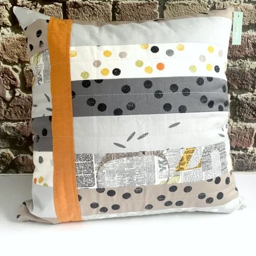 Patchwork-Kissenhülle - Easy Stripes - Vol. 2