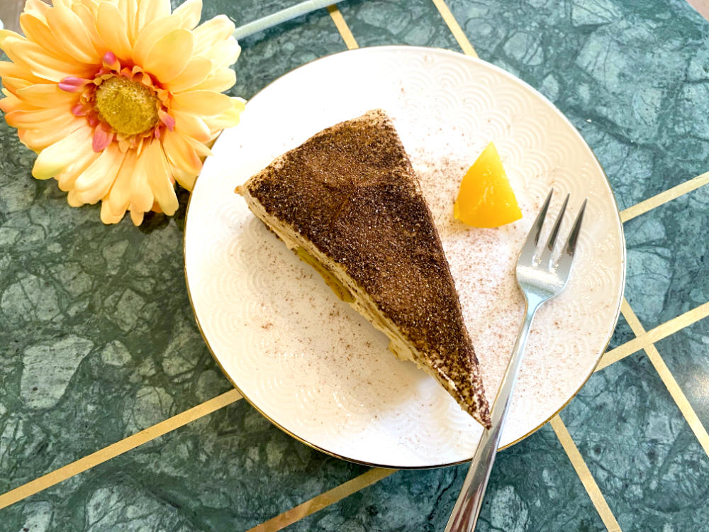 Kaffee-Pfirsich-Torte – Serendipity Quilts