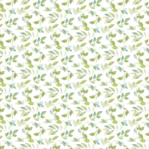 Northcott - Sweet Surrender - Leaf Toss White-Green - 26951-10