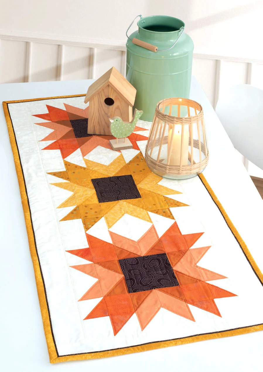 Materialpackung "Sonnenblumen" - Patchwork Magazin 06/2024