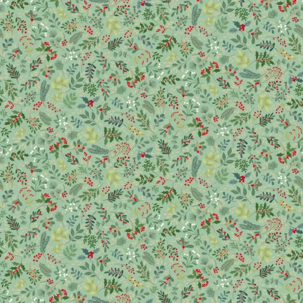 Enchanted Foliage - Light Green - Makower - 030_G2